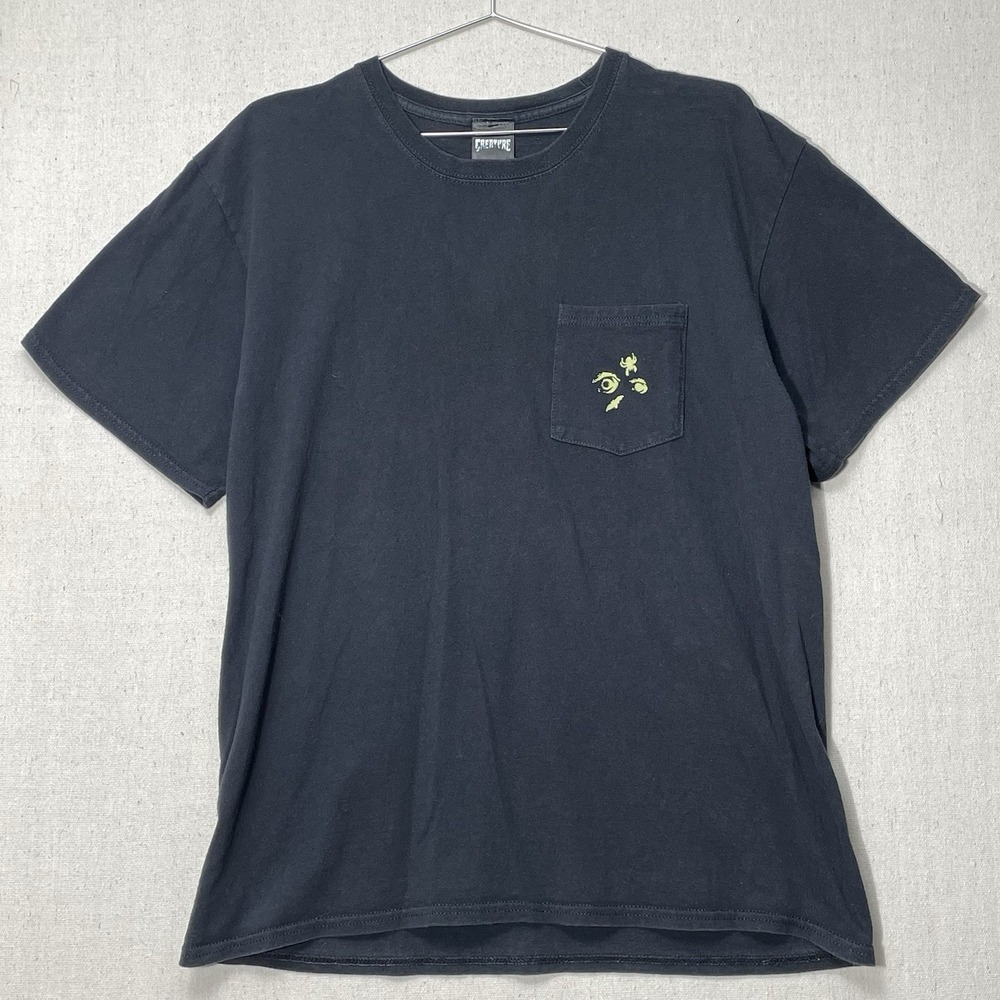 Creature Skateboards Shirt Mens L Black Green Logo Graphic Skate Tee T-Shirt - Picture 2 of 12